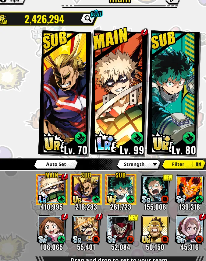 2.4m power LR+ Bakugo 16k Herostone | Projectile team