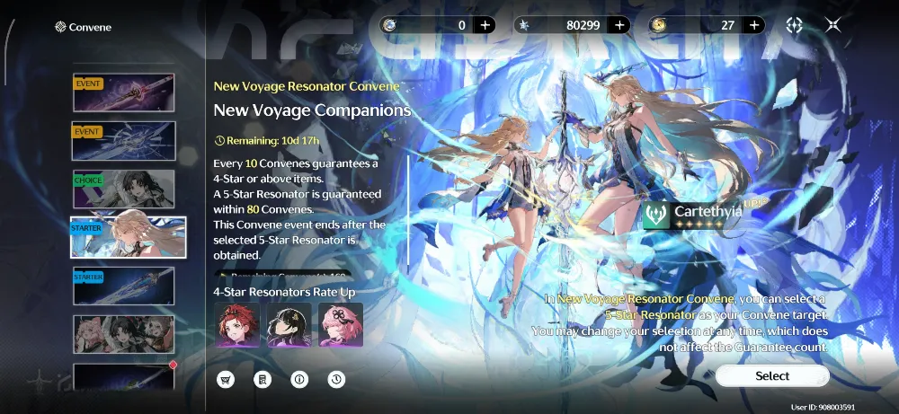 SEA | Account Reroll Premium 83K - 84K+ Astrites | 130- 150 LT | Newbie Banner