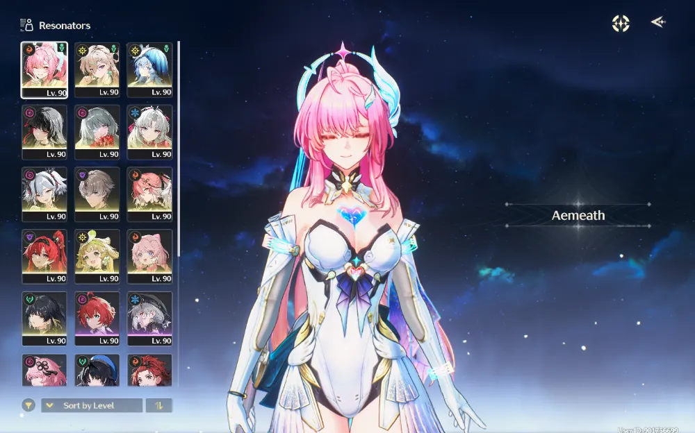 SEA | Carlotta R6 + Encore R6 + Shore R2 + Aemeath R1 | BD Unset | Nice UID