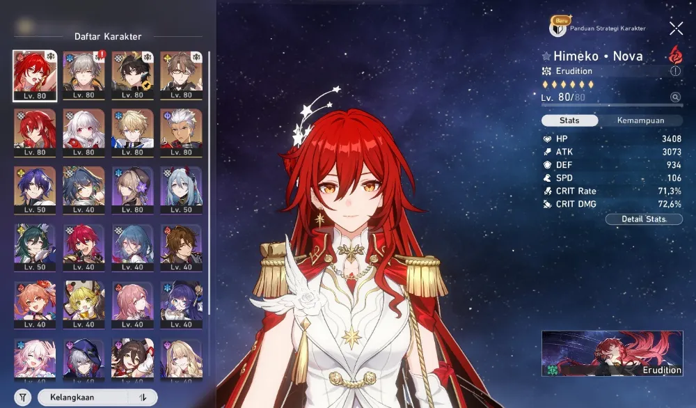 E6 Himeko Nova UID 80