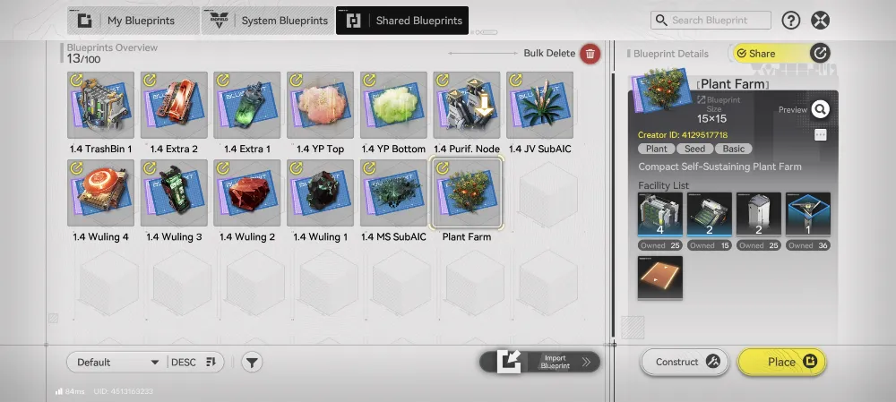 BLUEPRINTS 1.4 TERUPDATE