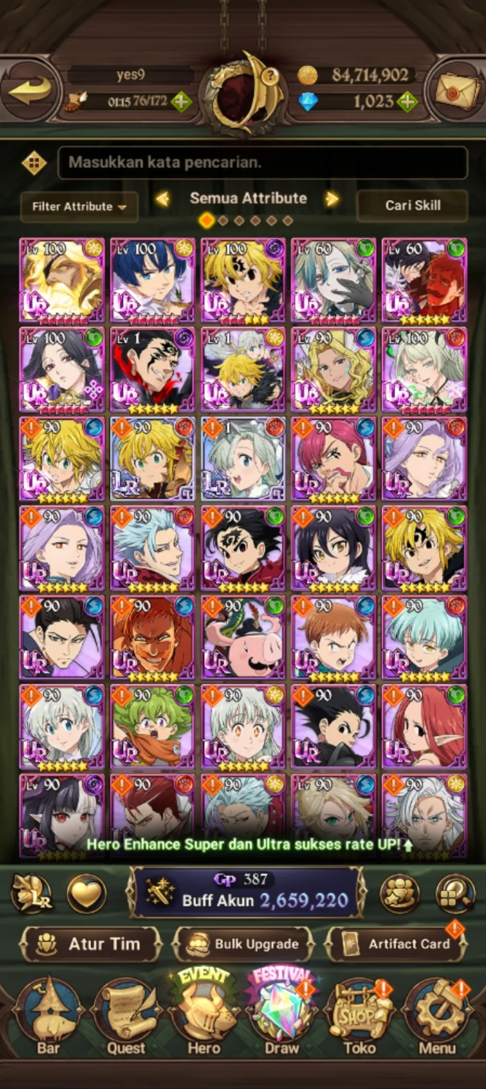 💎1000+ Global code only 11 UR + 1