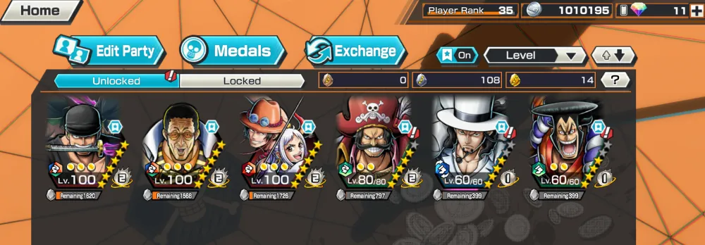 Akun 6 Extreme HB 13 | 3 Extreme Lvl MAX | Good Medal | Char BF Lainnya Banyak