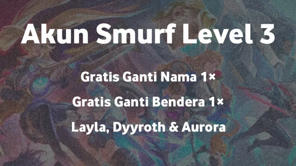 Akun Smurf Level 3