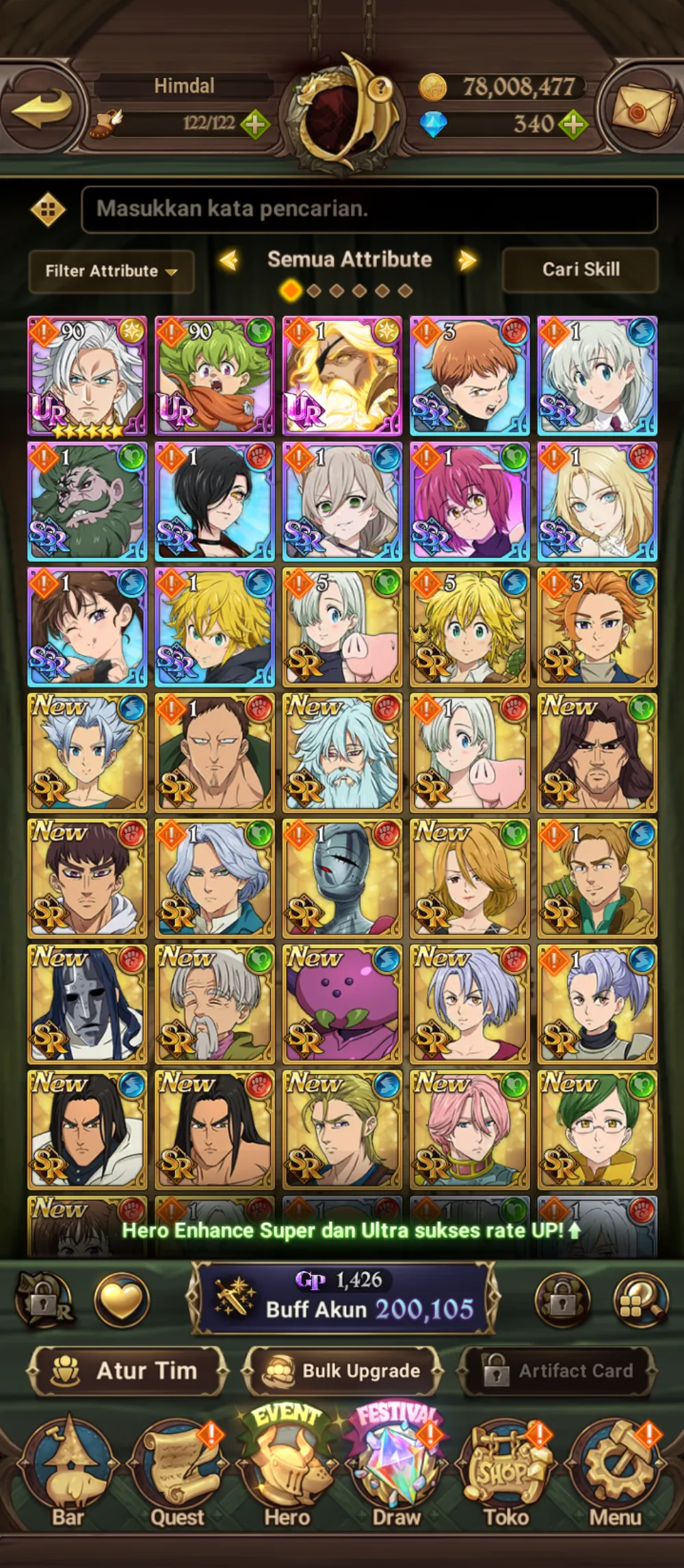 Starter Odin + 340 DM story masih fresh