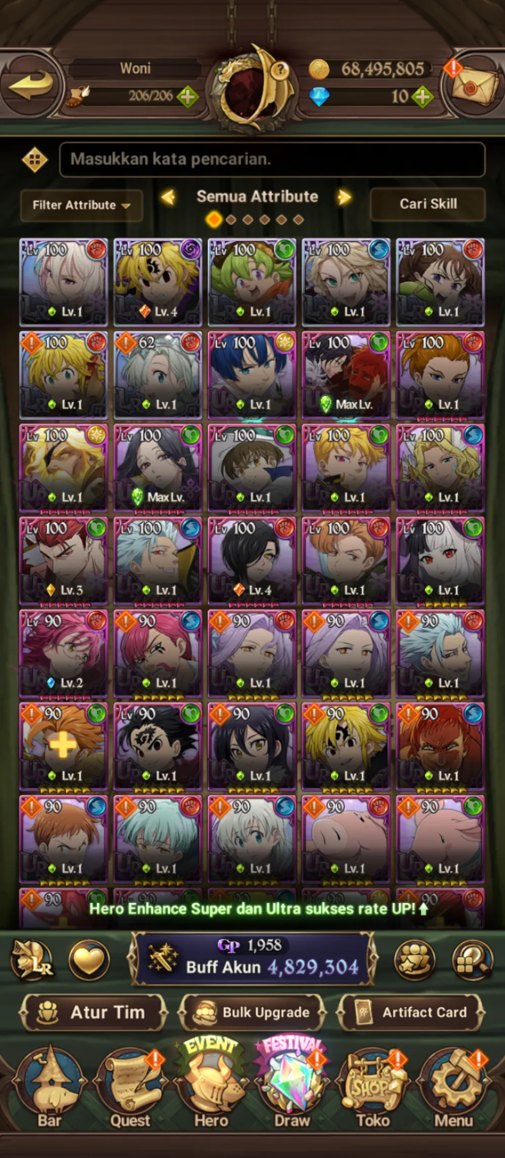 Odin+Menor6/6+skuld6/6+nemesis4/6+gawain
