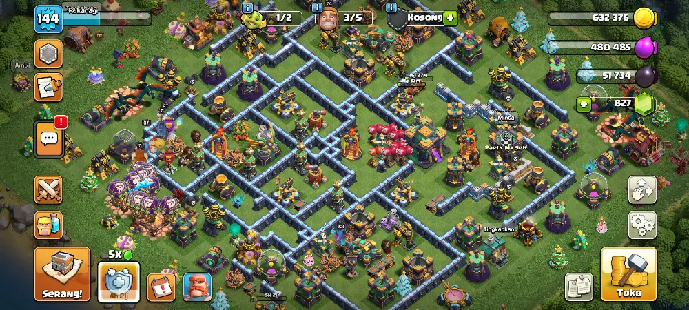 COC TH14 semi max, good defense, siap tempur