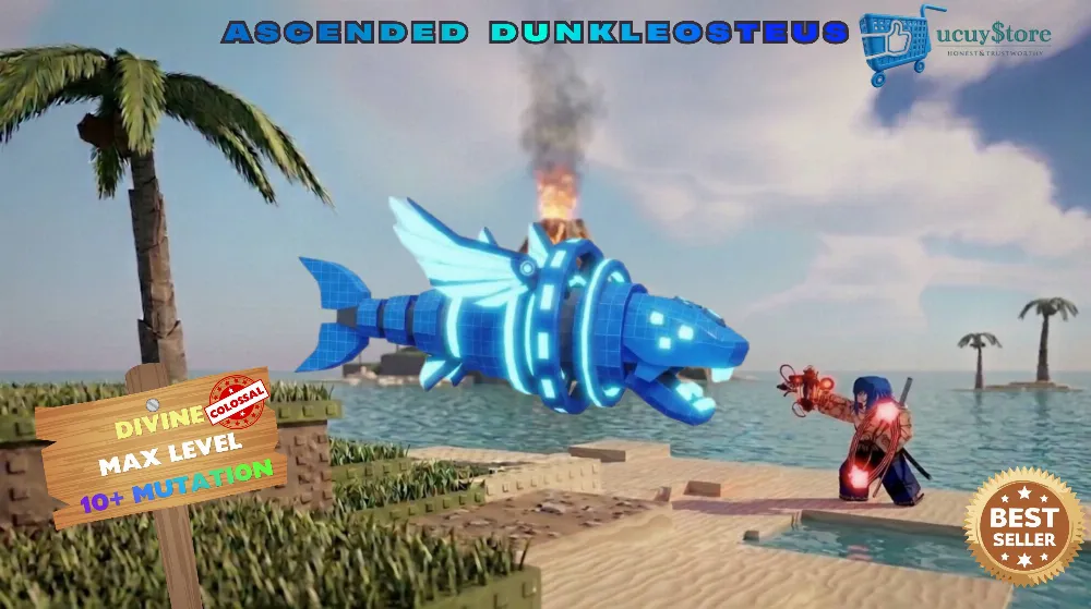 ascended dunkleosteous colossal & 10+ mutasi & max level