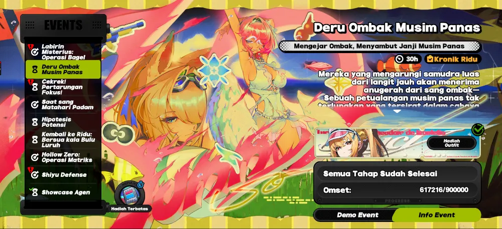 Event Deru Ombak Musim Panas (Summer event)