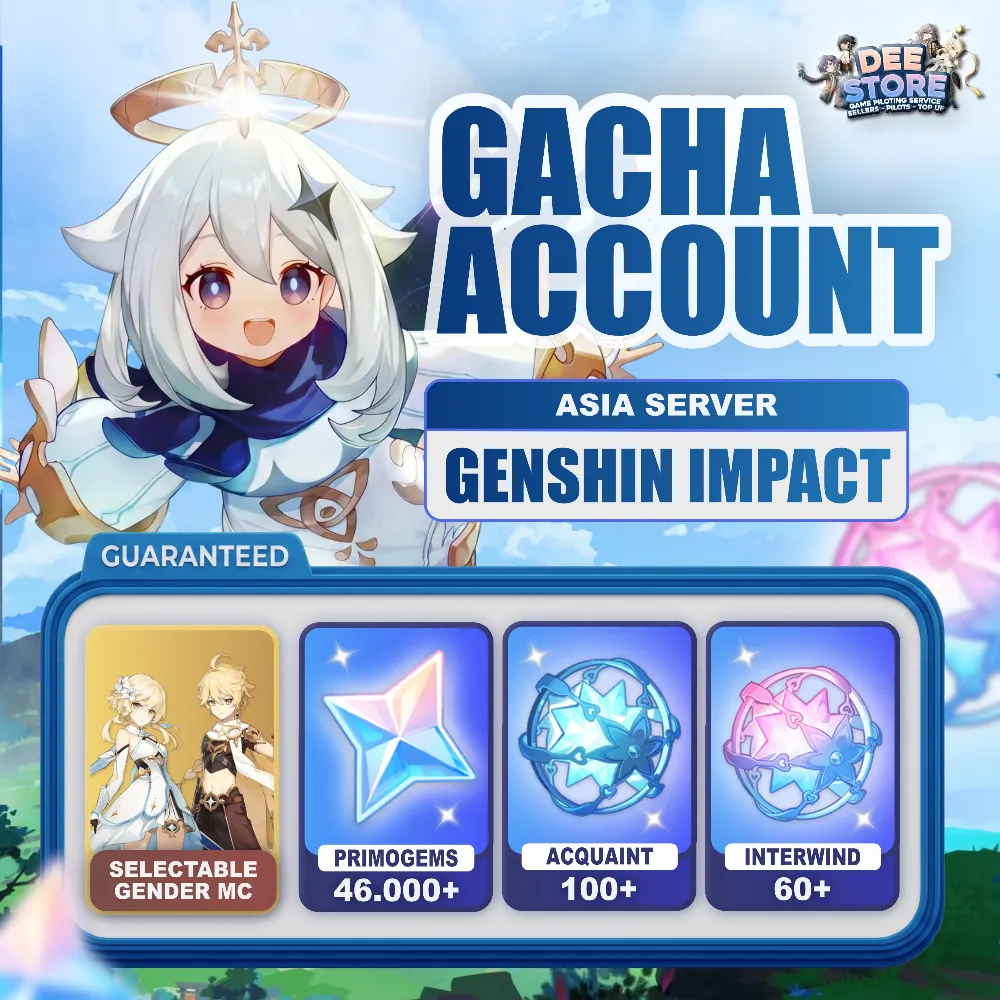 • ASIA l Genshin Impact Reroll Account l 46.000 - 47.000 Primogems