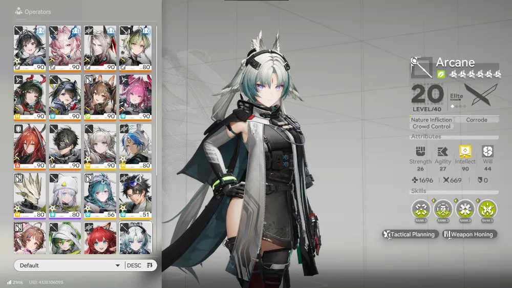 Lv60 SEA 13 6 * chars total