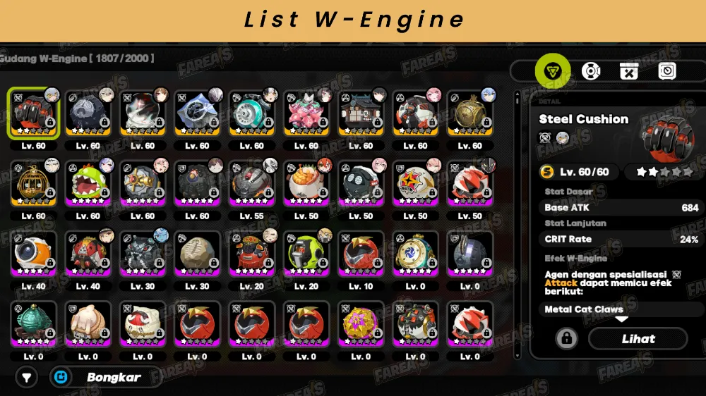 AKUN GENSHIN IMPACT & ZENLESS ZONE ZERO + FREE HSR