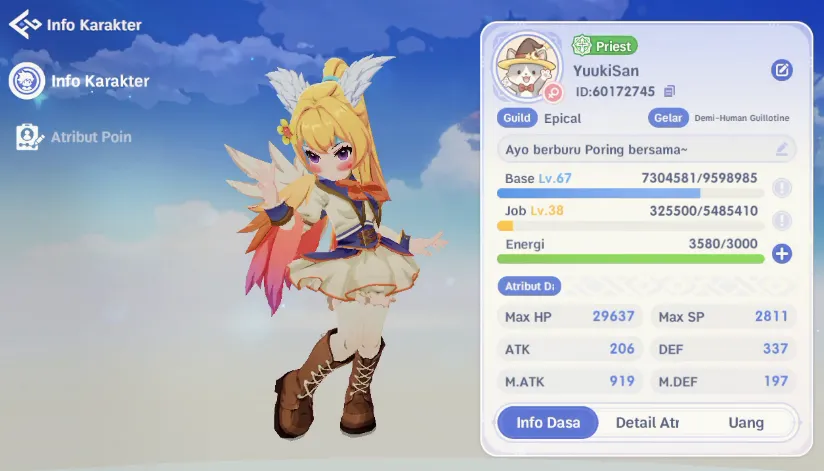 Job Priest | Server EDGA