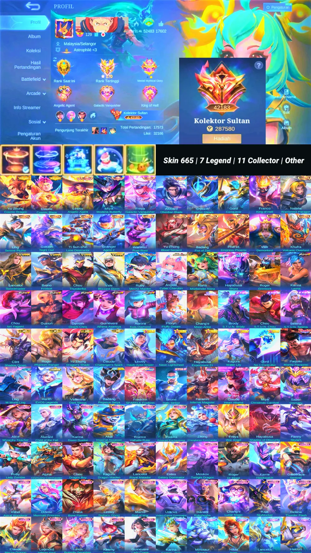 World Collector | Border Airplane | Skin 665 | 7 Legend | 11 Collector | 4 Dawning | 2 Aspirants