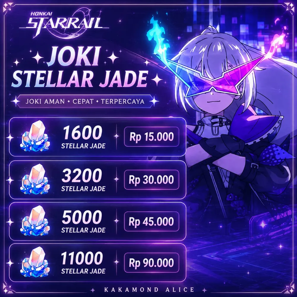 Joki Stellar Jade / Stellar Jade Farming