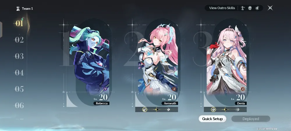 [IH-D5] || 3 Limit || Denia, Rebecca, Aemeath.