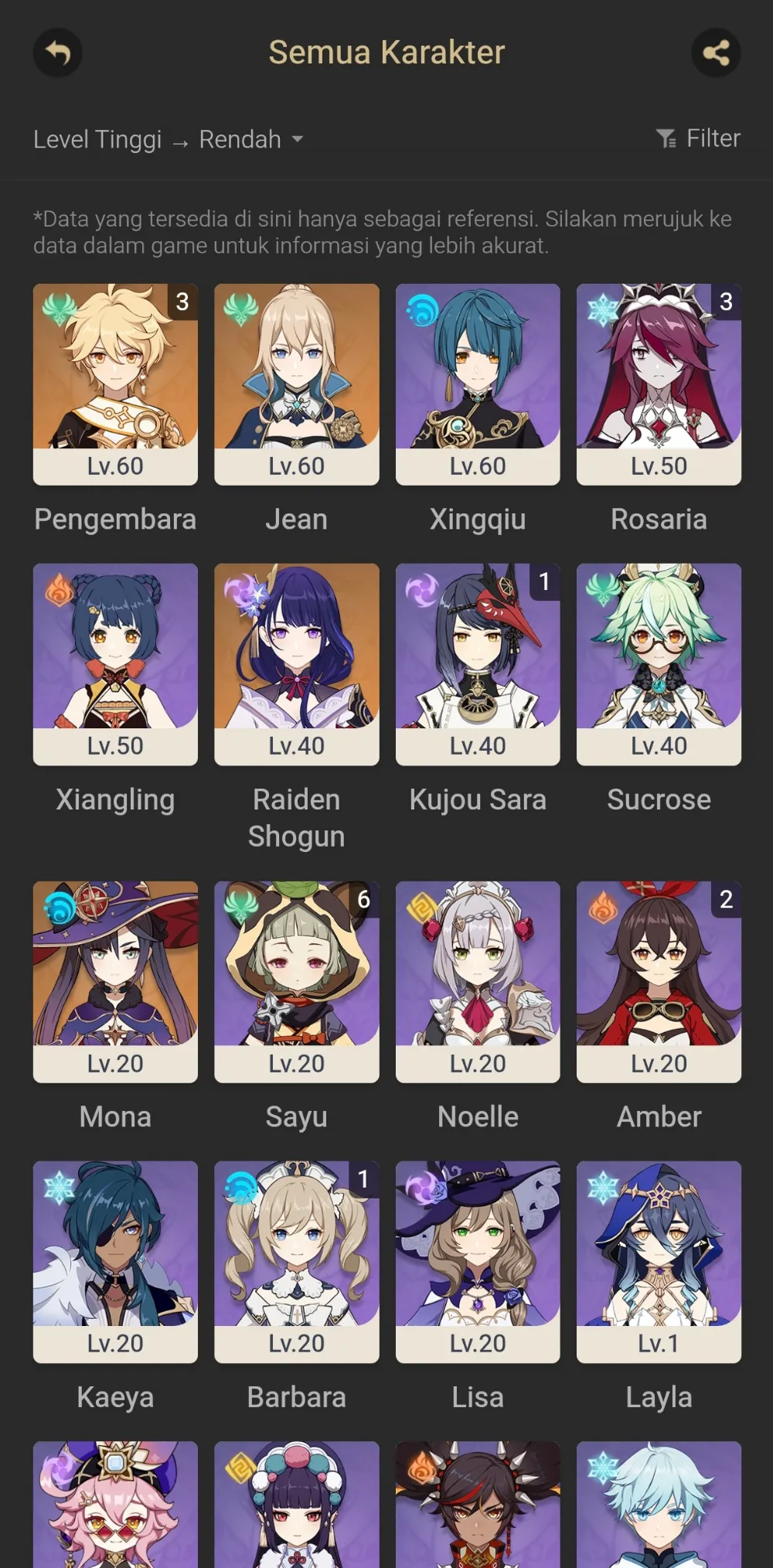 [ ASIA ] Raiden Shogun + Sign Ar 32