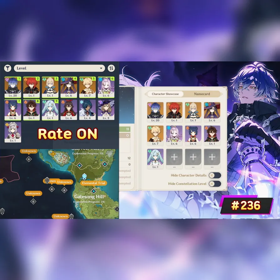 Starter FLINS | AR 11 | Rate ON + 3 B5 Standard | Mc Aether #236 [ Asia Server ]