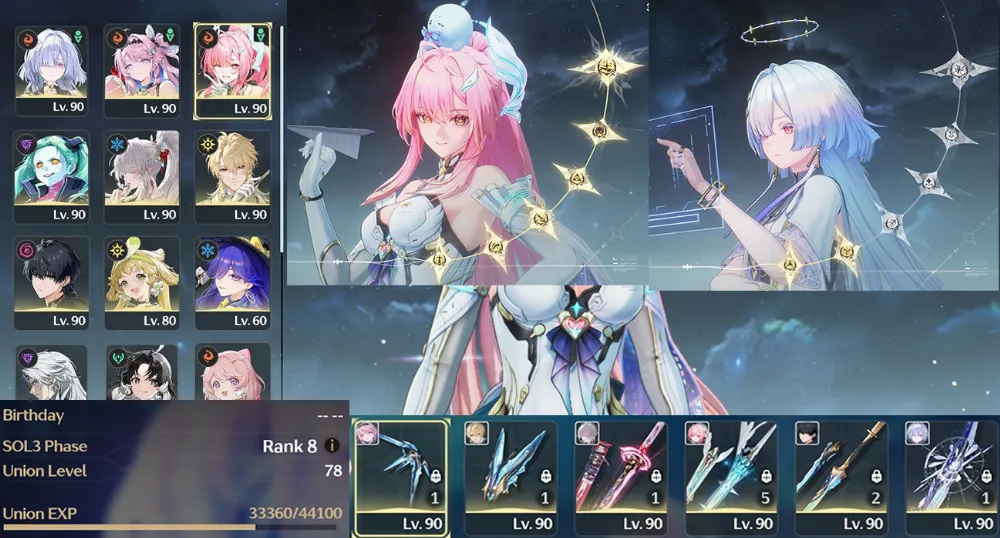 [SEA] UL 80 | RC6S5 Aemeath, RC2S1 Mornye, Hiyuki Sign, Lucilla | 8 Limit 3 Sign | Manual Account