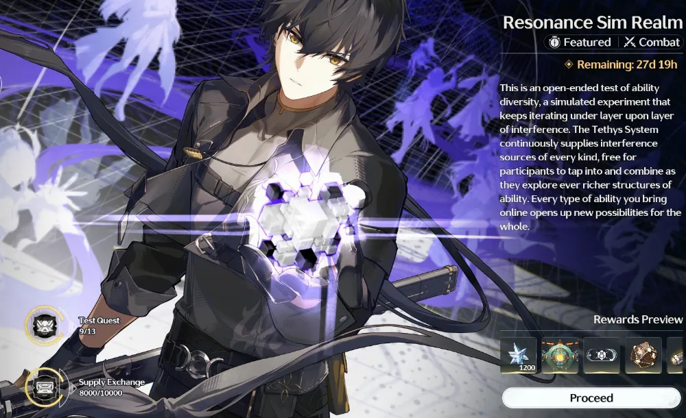Resonance Sim Realm Event