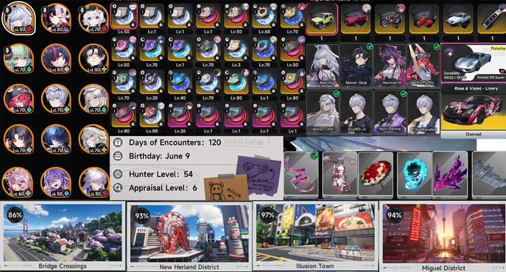 [SEA] HL 54 | 7 Limit 6 Sign | Porsche | Zankou, Nanally, Chaos, Lacrimosa, Shinku, Iroi, Hotori |