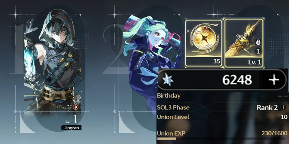 [SEA] UL 10 | Starter Jingran + Sign, Rebecca, 6200 Astrite, 35 Radiant Tide
