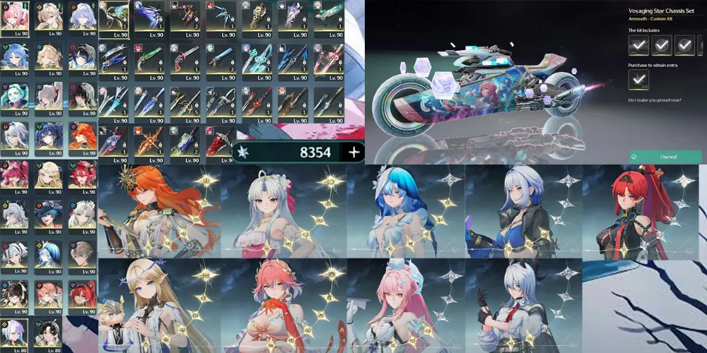 Whale | SEA | 4 RC6 Limited | 3 Skins Char, 1 Skin Motorbike | 25 Limit 19 Sign |