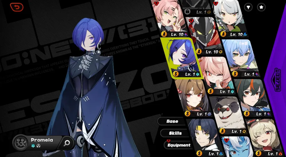1. Starter IK11 Yeshunguang Sign + Lucia Sign + Burnice Sign + Promeia + Zhu yuan + Zhao + Harumasa